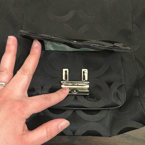 Coach Kristin Op Art Signature Hobo Handbag - Picture 5 of 11